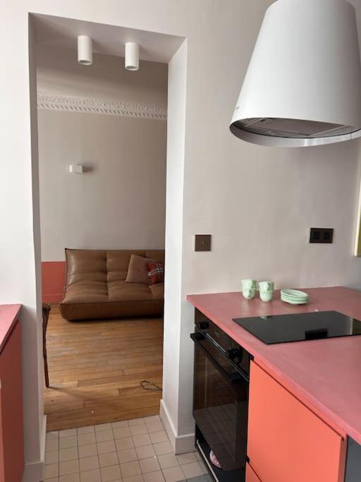 Un Fabuleux Decor Pour Un Chaleureux Appartement Parijs Buitenkant foto
